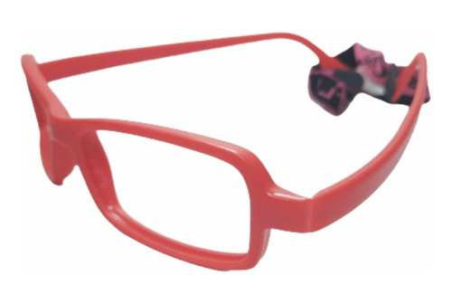 Imagen 3 de 3 de Anteojo Lente Gafa Receta Flexible Rojo