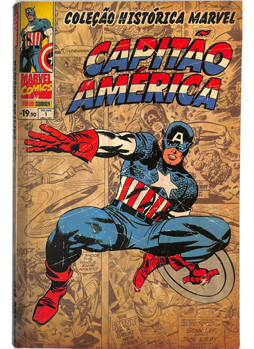 Capitão América - Coleção Histórica Marvel N° 1 - Hq 2012