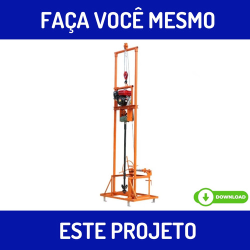 Projeto De Máquina Para Furar Poços Artesianos Envio Rápido