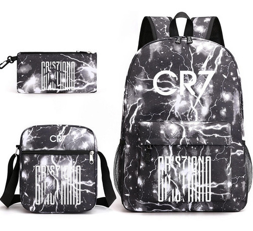 3 Piezas Mochilas De Cristiano Ronaldo 7 2023 Color 008