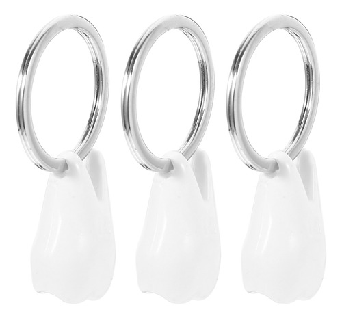 Llavero Dental Con Anillos Para Mujer, 3 Unidades