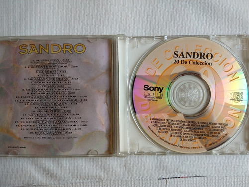 Sandro Cd 20 De Colección Y (Usado)