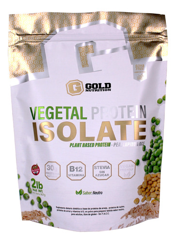 Proteína Vegetal Isolada Gold Nutrition Vegan Protein  