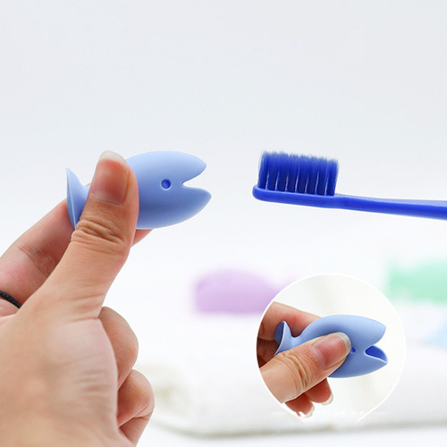 Soporte De Silicona Para Cepillos De Dientes Con Forma De Pe