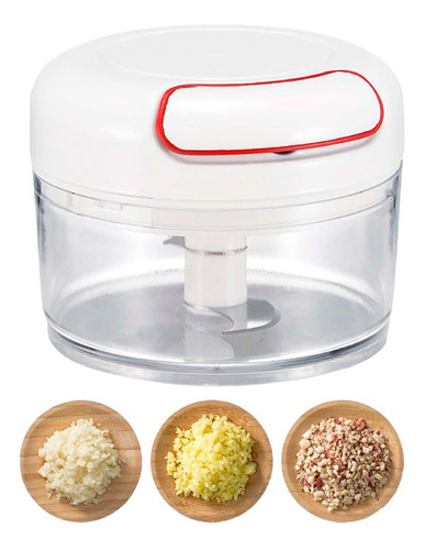 Multiprocessador Correia Ecom Mini Processador Alho E Triturador Alimentos Manual Mult Uso Mini Processador Alho E Triturador Alimentos Manual Mult Uso Bege