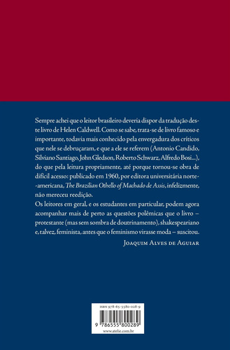 O Otelo Brasileiro de Machado de Assis: Um Estudo de Dom Casmurro, de Caldwell, Helen. Editorial Ateliê Editorial Ltda - EPP, capa mole em português, 2022
