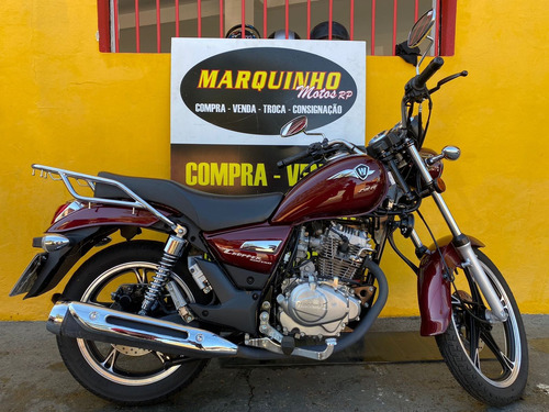 Imagem 4 de 9 de Haojue Chopper Road 150 Vermelho 2020
