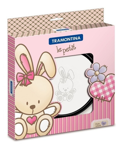Imagem 2 de 6 de 4 Prato Aco Inox P/crianca Le Petit 540ml Tramontin 61257235