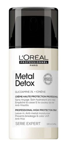 Metal Detox Loreal Crema Anti Metales 100ml Alta Protección