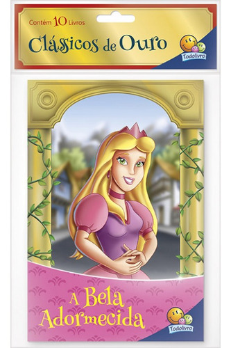 Imagem 8 de 8 de Kit Livro Infantil - Clássicos De Ouro - 10 Und