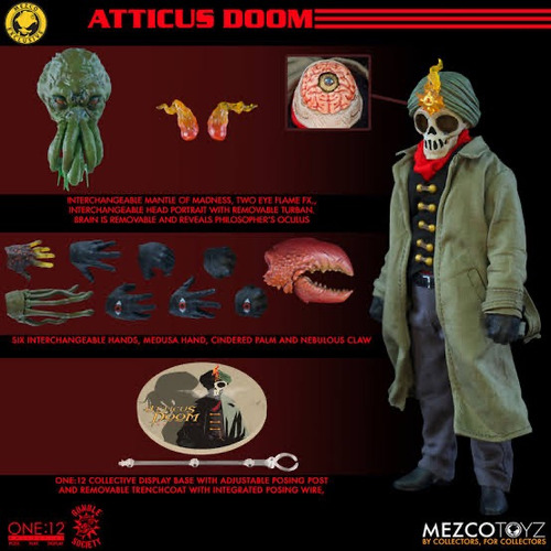 One:12 Collectible Mezco Rumble Society - Atticus Doom Nuevo