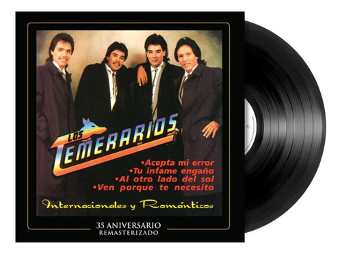 Los Temerarios - Internacionales Y Románticos Lp Vinyl Versión Del Álbum Estándar