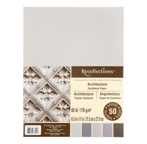 Block Recollections Arquitecture 8.5 X11  (50 Hojas)