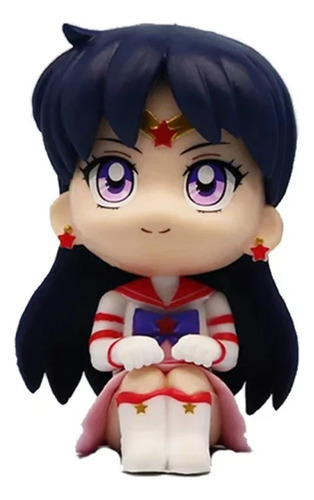 Sailor Moon Figuras Decorativas Anime Chibi Set 6 Piezas