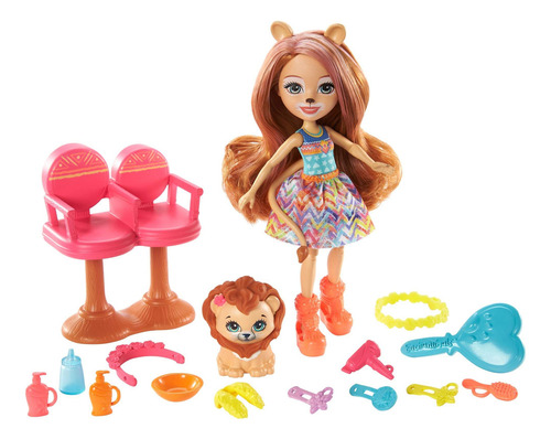 Set De Juego Mattel Enchantimals Sunny Savanna Con Muñeco Le