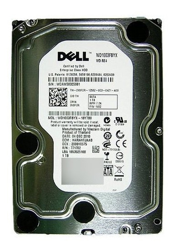 Imagen 1 de 1 de Dell Disco Duro 1 Tb