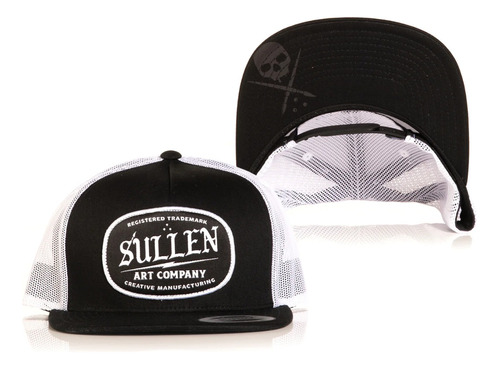 Gorra Sullen Clothing Supply Snapback Mesh Hat Black White