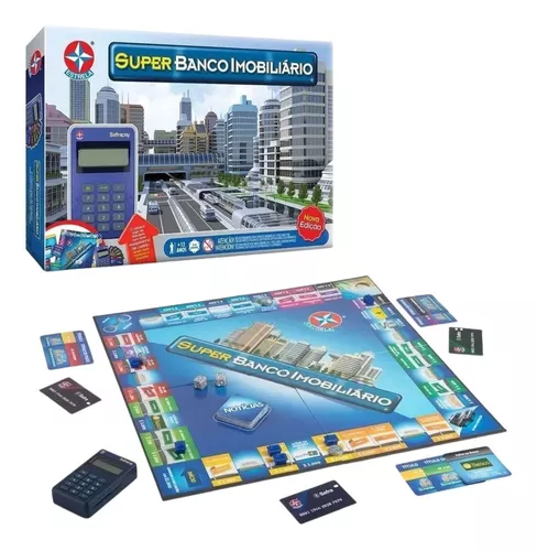 Jogo De Tabuleiro Banco Imobiliário Mundo Estrela Original