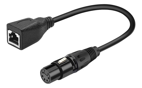 H Adaptador Xlr De 5 Pines Hembra A Hembra Rj45 Cable