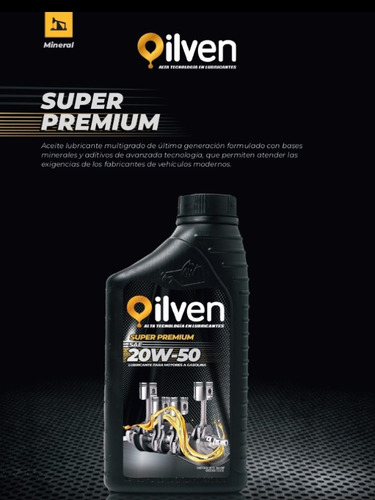 Lubricante 20w50 Mineral Oilven.