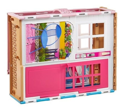 Set De Juego Barbie Casa Glam 2 Pisos Muñeca Y Accesorios