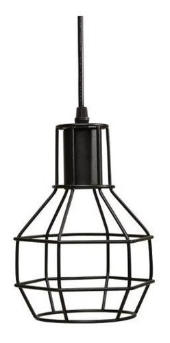 Colgante Jaula Color Blanco - Negro Alic Vintage 230v Decor¡