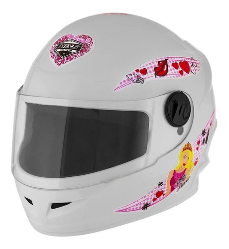 Casco Integral Mixs Niño Selfie Homologado Color Blanco °-°