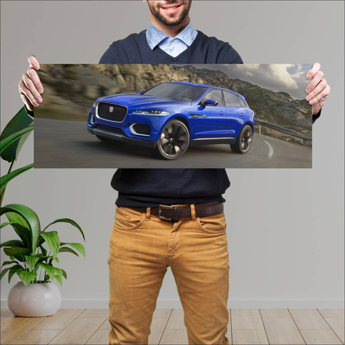 Cuadro 30x80cm Auto 2013 Jaguar C X17 Concept 10 322