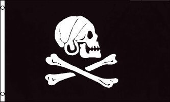 Bandera Piratas Az Flag Pirate Henry Avery Black Flag 3' X 5