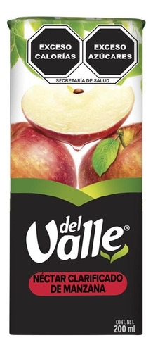 Néctar Del Valle Sabor Manzana Clarificada 200ml