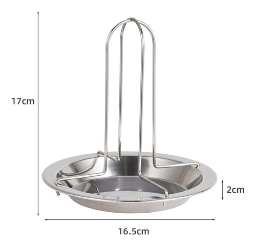 Estante Vertical De Acero Inoxidable Compatible Con Asador