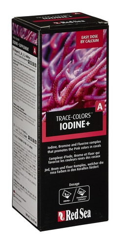 Red Sea Iodine+ (trace-colors A)  500ml Yodo Acuario Marino