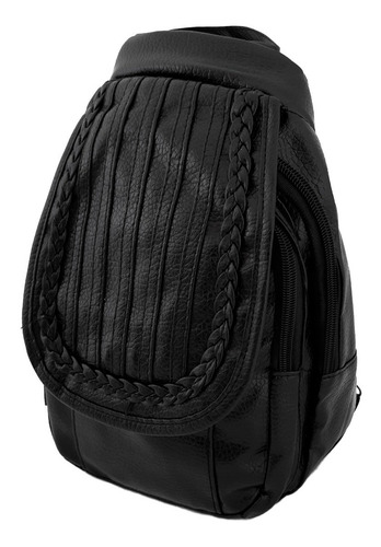 Imagen 1 de 5 de Mochila Pequeña Mujer Marinero Eco Cuero
