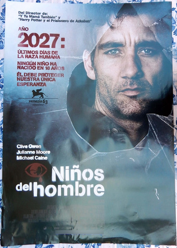 Niños Del Hombre Clive Owen Poster Cine Original 100x70cm