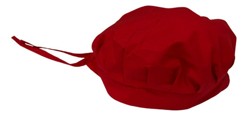 Cofias Quirurgicas De Tela Arciel Reutilizable Ajustables Rojo Lisa T.unico