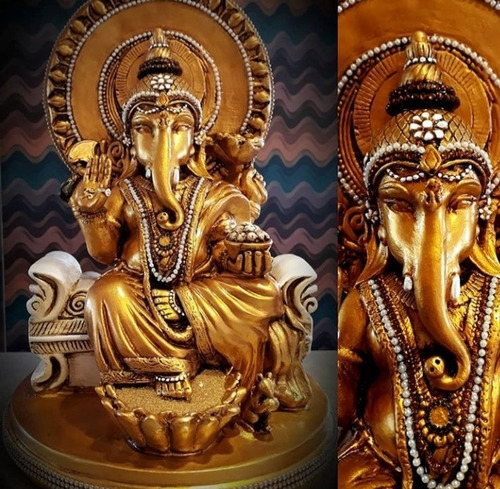 Imagem 2 de 3 de Ganesha 33 Cm _ Brasil De Todos Os Santos Ou