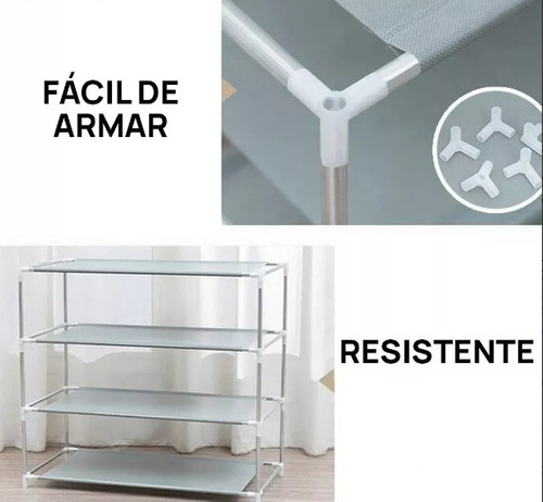 Zapatera Organizador Zapatos Rack Closet 7 Niveles 21 Pares