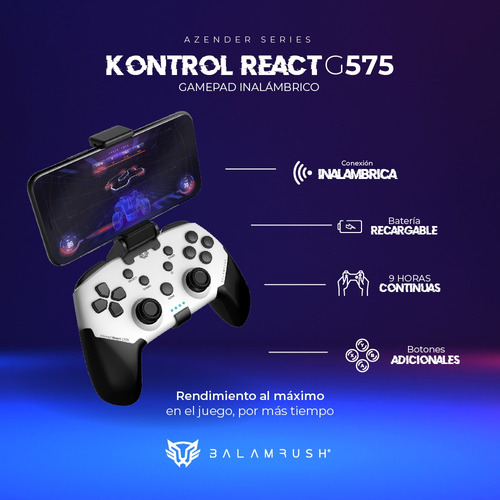 Gamepad Balam Rush G575 Inalambrico Compatible Con Pc Ps3 Ps