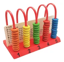 Comprar Abaco De 5 Columnas Juguete Didáctico Educativo Madera -83