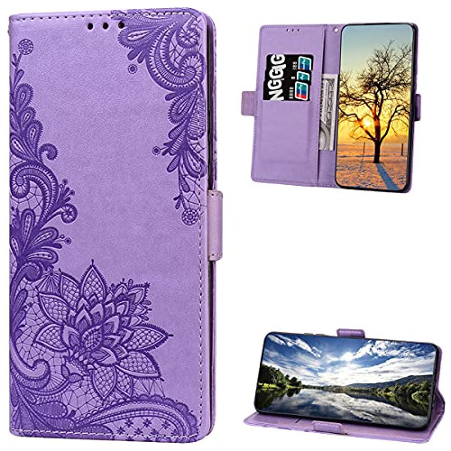 Funda Cartera Para Galaxy A13 5g Lssk Morado Pu Leather-02