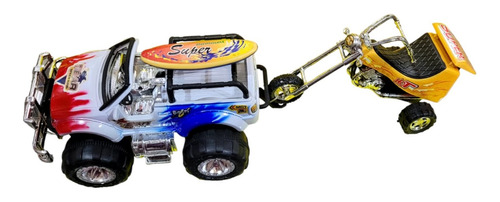 Camioneta 4x4 Triciclo Plastico Extreme Sport Car Jretro