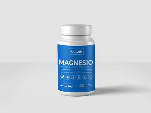  Magnesio 400 Mg Zinc 30 Mg Vitamina B6 12,2  Capsulas 60 