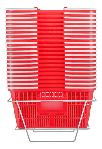 Vevor Cesta De La Compra, De 20, 16,5 X 11,8 X 8,27 Pulgadas