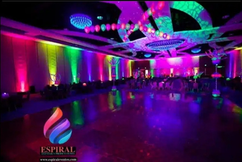 Alquiler Luces Fiesta Neón Humo Cielo Estrellado Sonido Dj