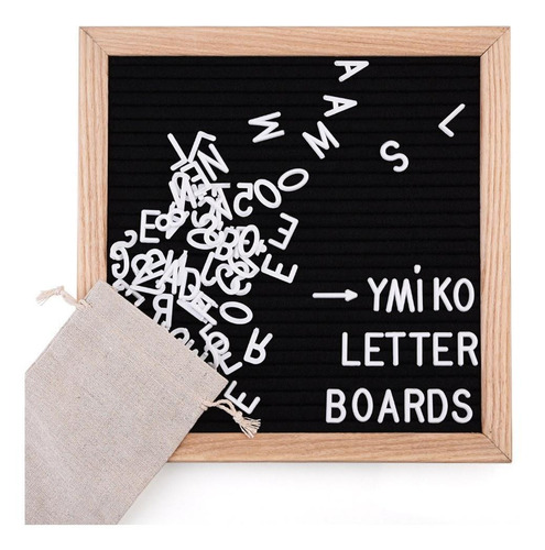 Imagen 4 de 4 de Tablero De Fieltro Decorativo 145 Letras