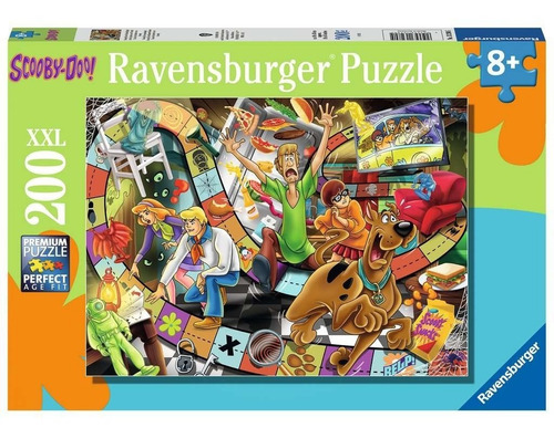 Rompecabezas Ravens 13280 Scooby Doo Juego Embrujado 200 Pzs
