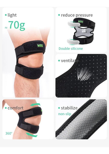 Ajustable Gym Rodilleras Para Deportes Mtb Codera Voleibol