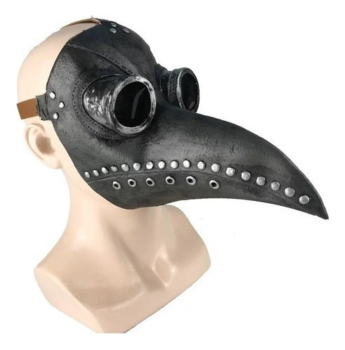 Pájaro Negro Doctor Doctor De La Peste Máscara Halloween
