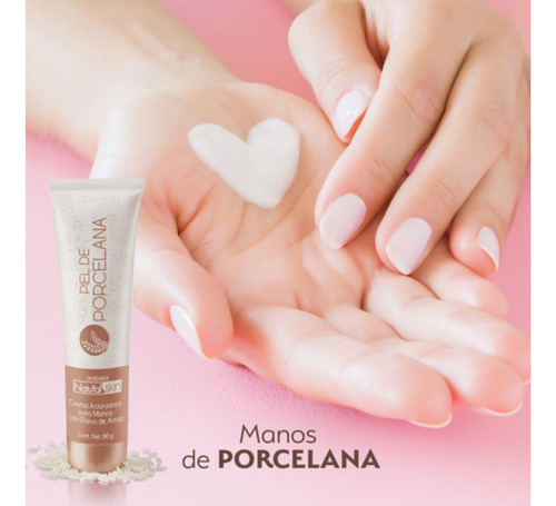 Set 2 Natural Skin Arabela Crema Para Manos Polvo De Arroz Arroz