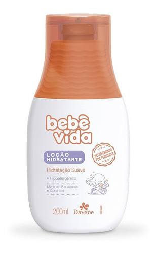 Loção Hidratante Davene Bebê Vida Hipoalergênico 200ml